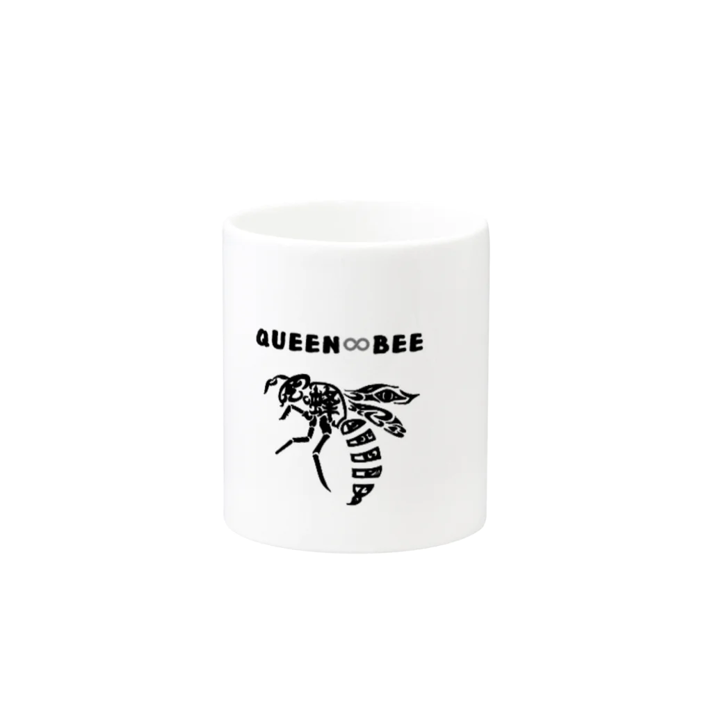 🐝QUEEN♾BEEのQUEEN∞BEE マグカップの取っ手の反対面