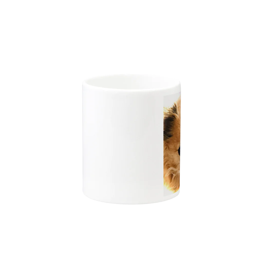 SI-DA/minne /BASEにてレジンアクセサリー販売中のPONPON ぽん太 Mug :other side of the handle