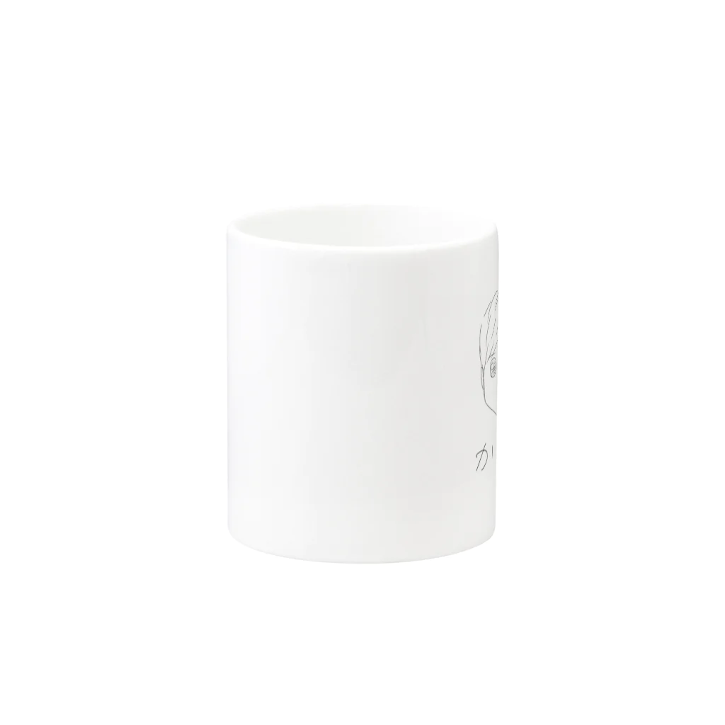 じゆうほんぽうのかとぅー オリジナル似顔絵 文字ありVer. Mug :other side of the handle