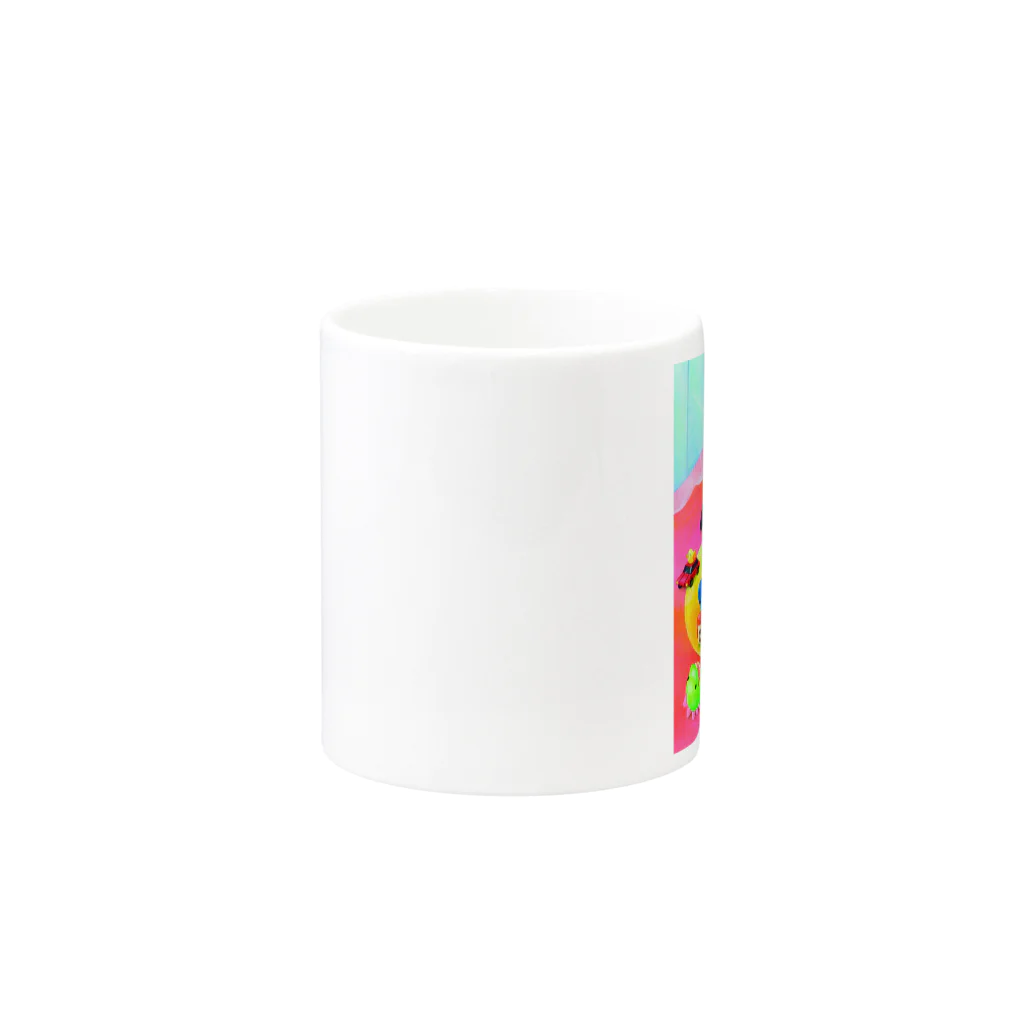 らせんゆむのらせんゆむの ぼくのすきなもの Mug :other side of the handle