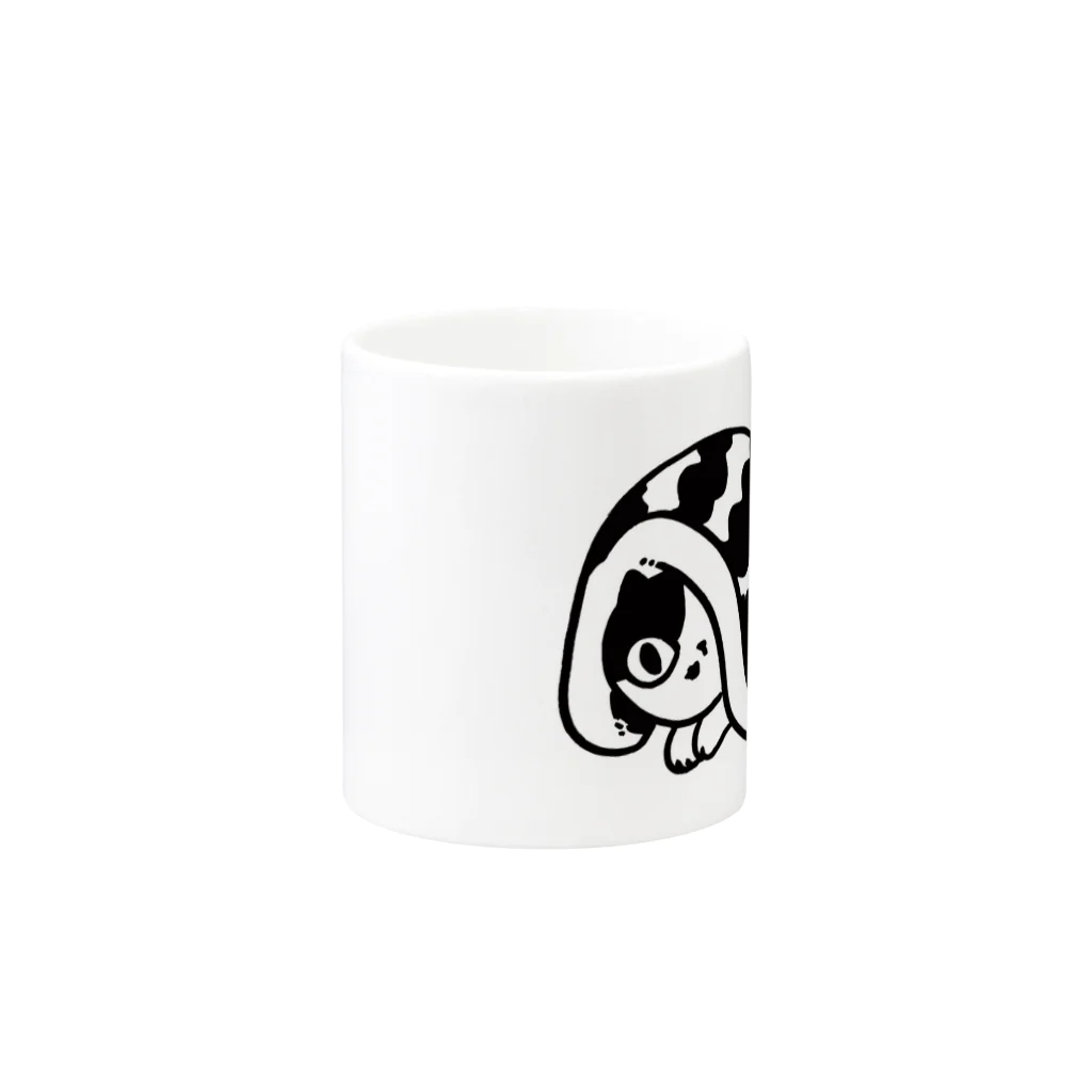 みつほしのお肉きなこ Mug :other side of the handle