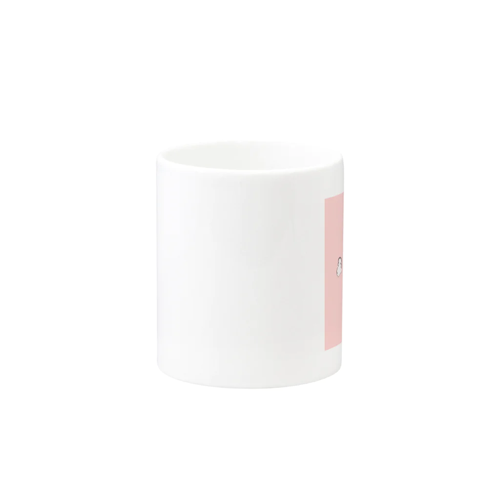 まふゆのmafu pink Mug :other side of the handle