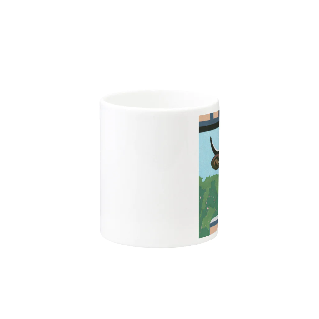 MilenushkaのThe Cow  Mug :other side of the handle