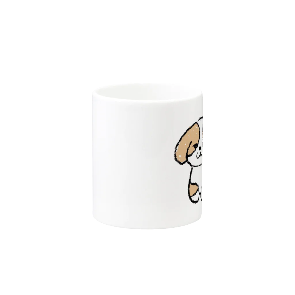 nabe_253のシーズーのごまちゃん Mug :other side of the handle