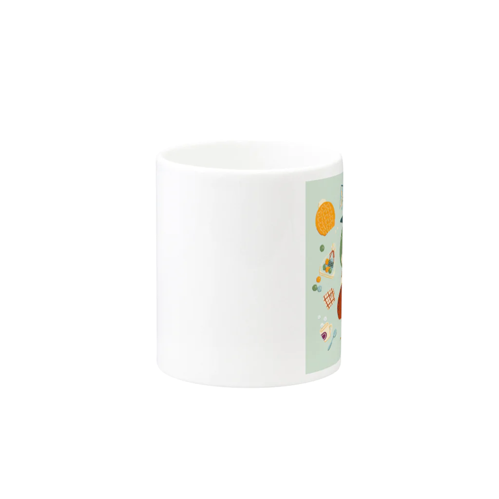 pop-popのPOP girl 『like』 Mug :other side of the handle