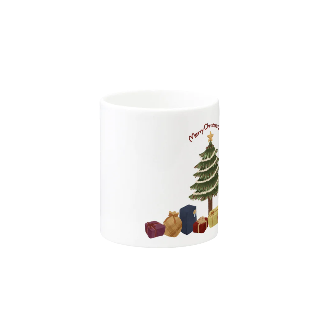 しなのクリスマスのマグカップ Mug :other side of the handle