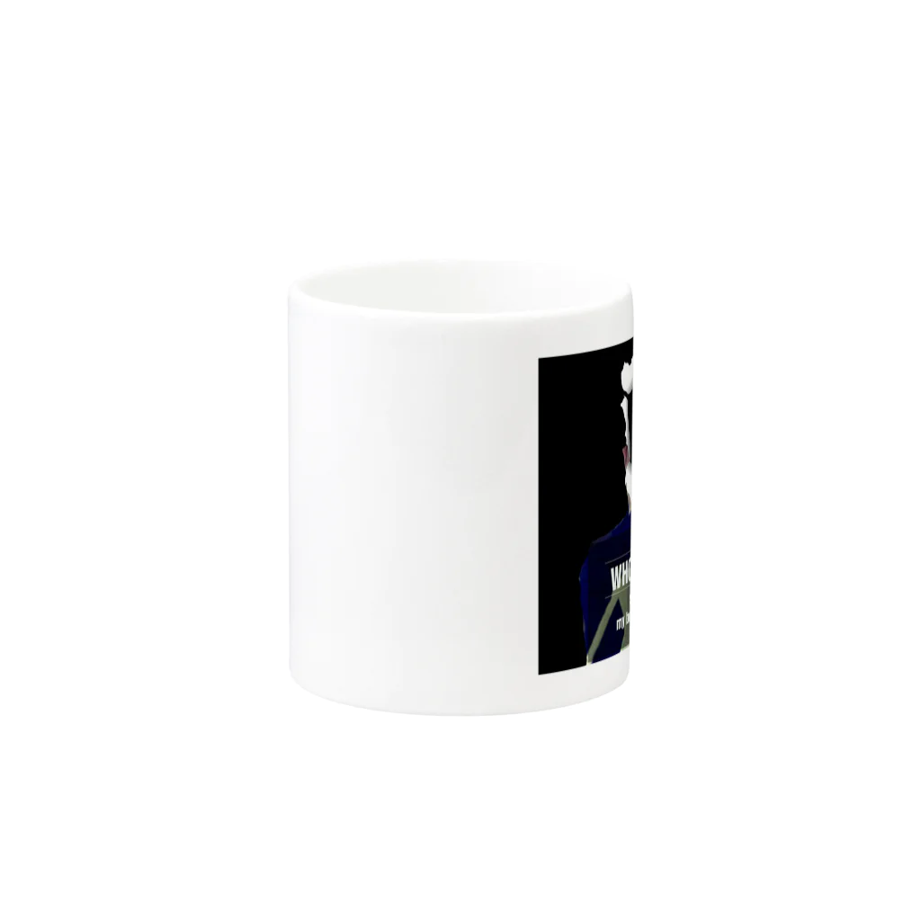 usaku shopのWHO ARE YOU Mug :other side of the handle