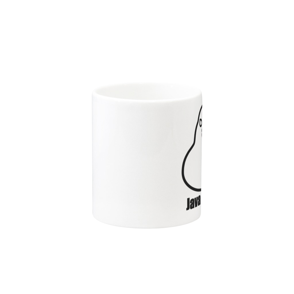 ももよりの文鳥 Mug :other side of the handle