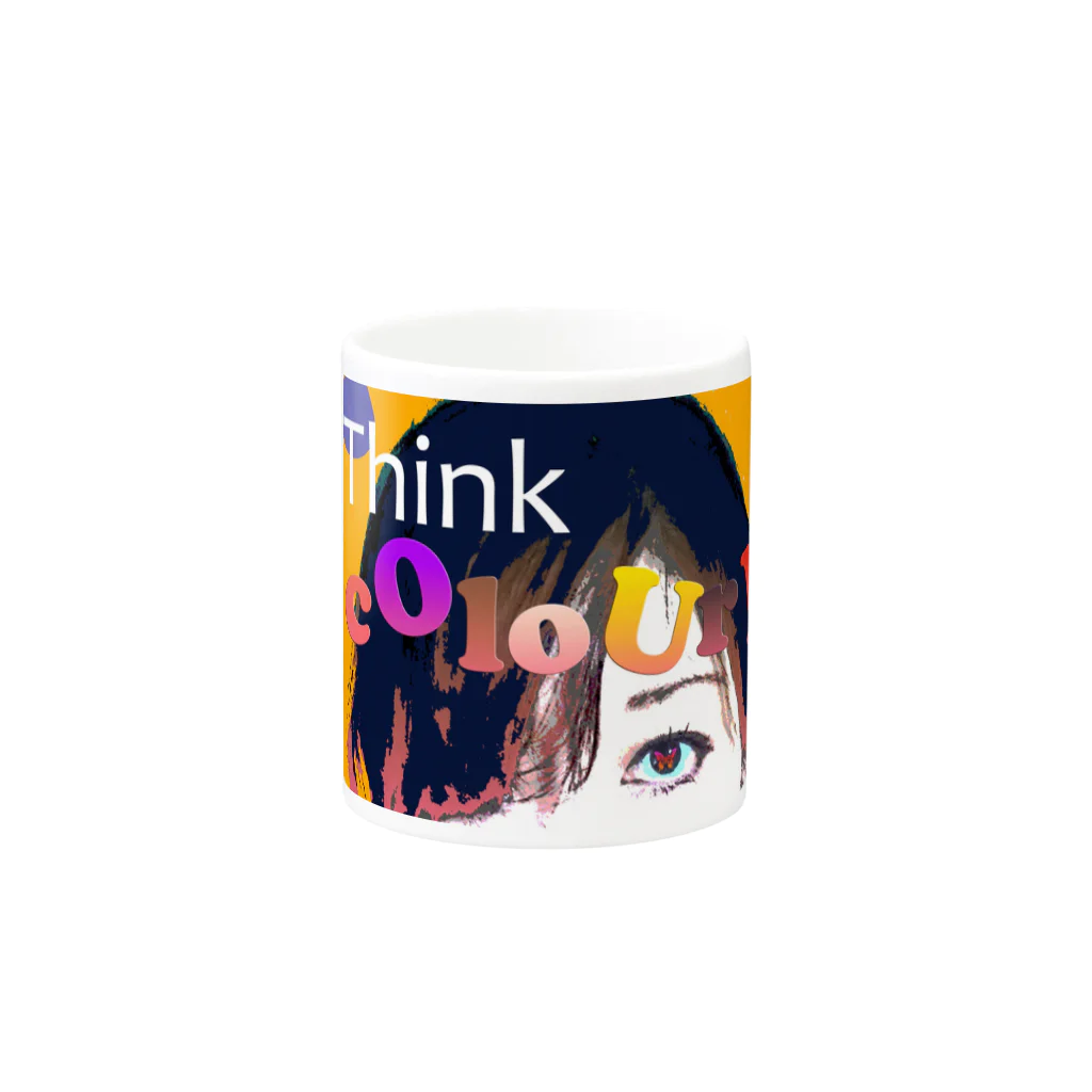 lifejourneycolorfulのThink Colorful Mug :other side of the handle