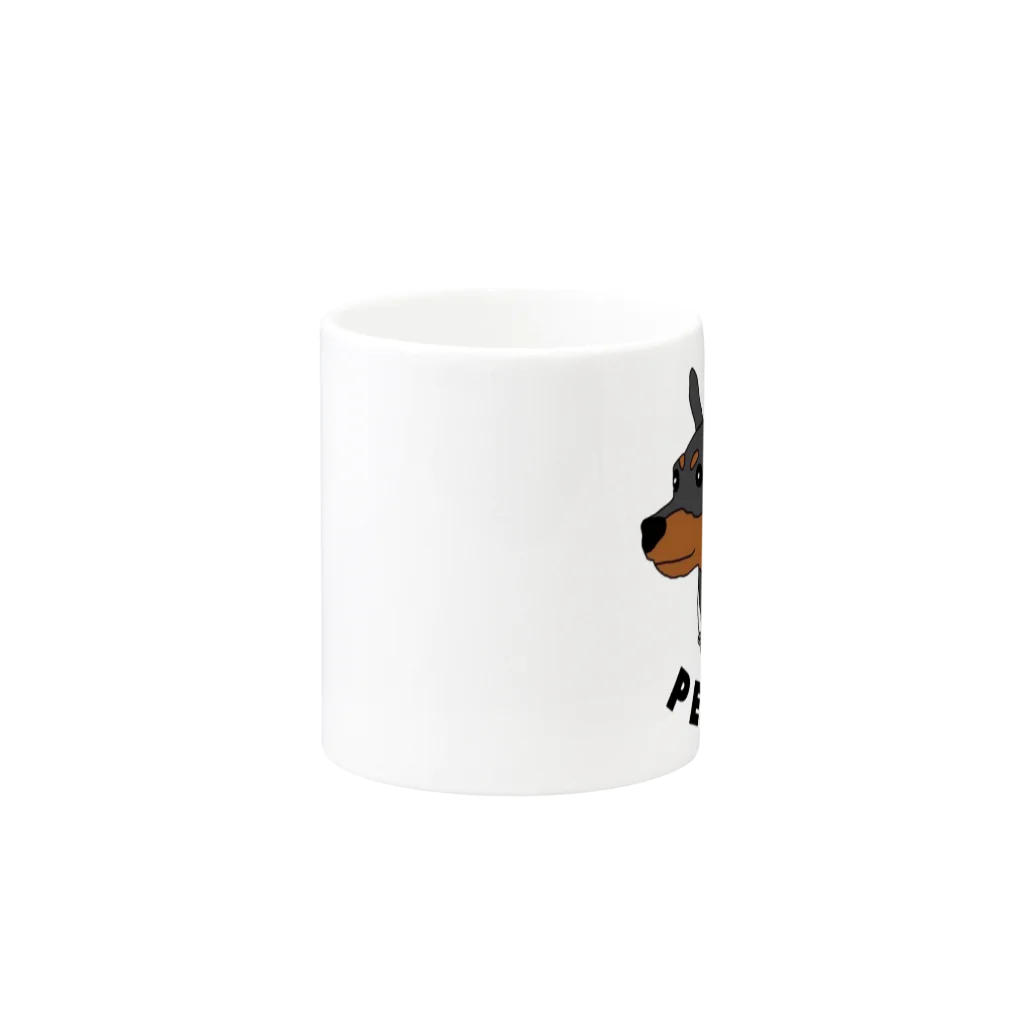 PetTee(ペッティー)のPetTeeグッズ Mug :other side of the handle