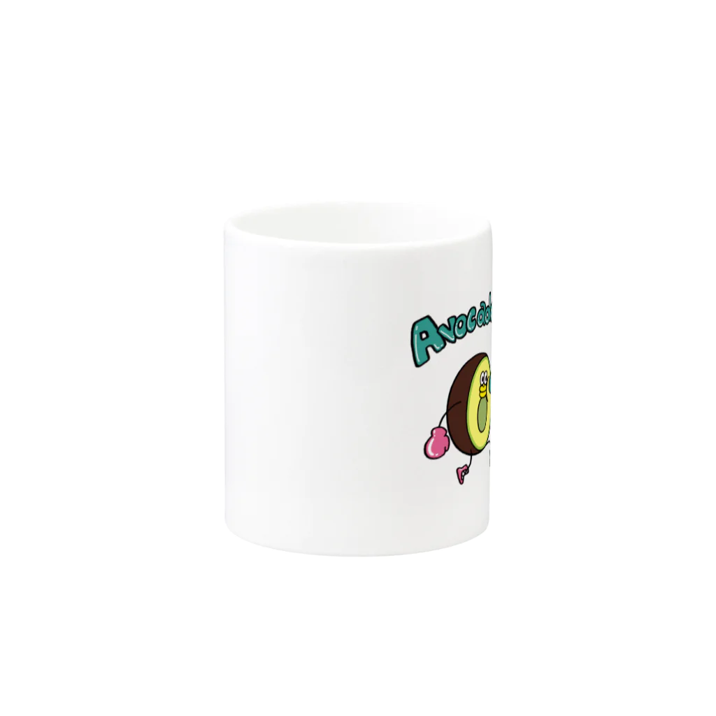 AVOCADO FAMILYのアボカドvsキウィ Mug :other side of the handle