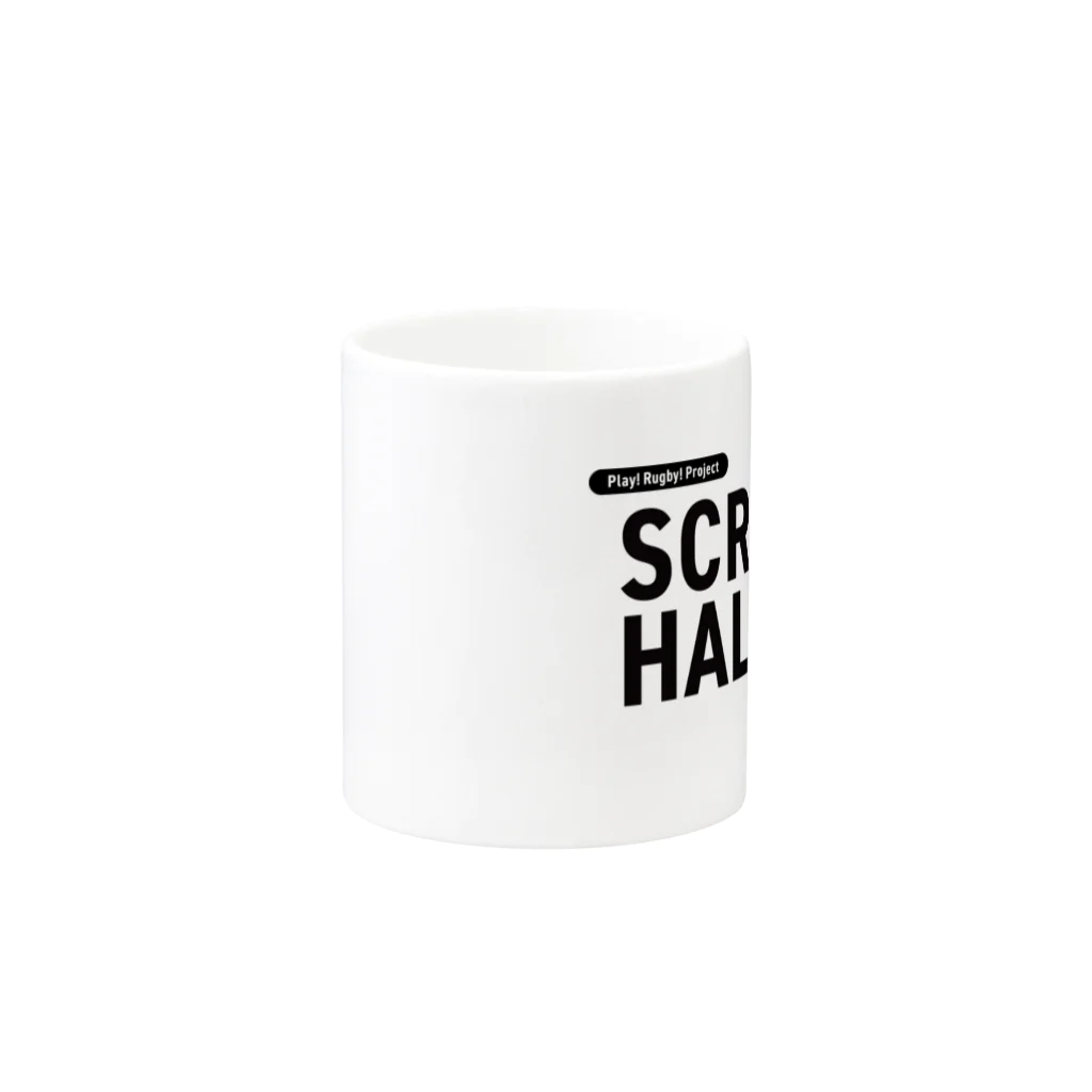 Play! Rugby! のPlay! Rugby! Position 9 SCRUM HALF Mug :other side of the handle