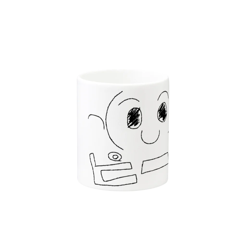 ぷくたん(旧ムスカを愛するVIPPER)のピーヤくん Mug :other side of the handle