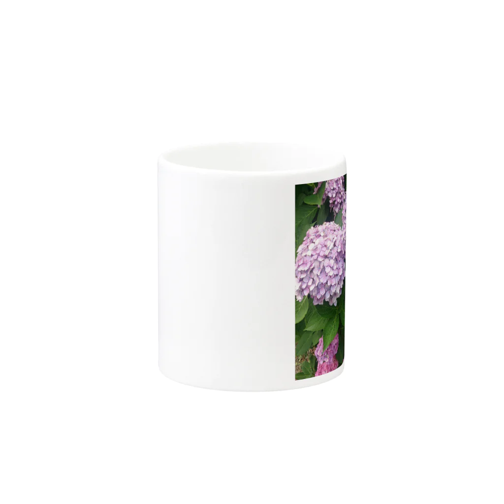 ひかわまことの紫陽花 Mug :other side of the handle