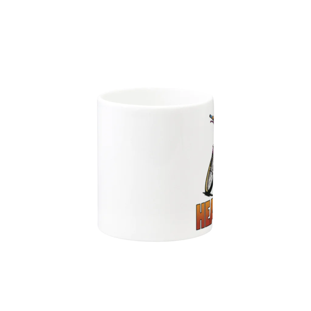 nidan-illustrationの"HEAVY TOY” Mug :other side of the handle