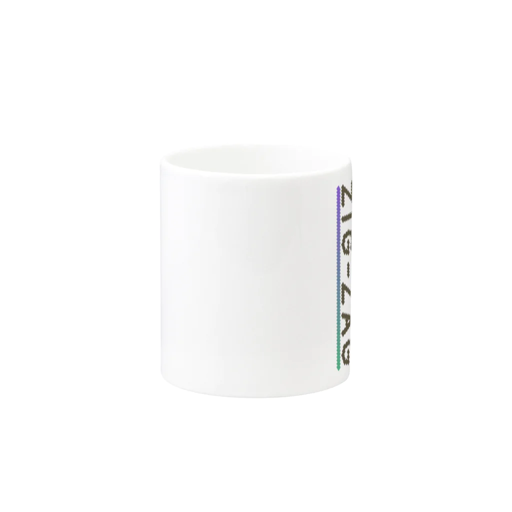 nidan-illustrationの“ZIG-ZAG” 1 Mug :other side of the handle