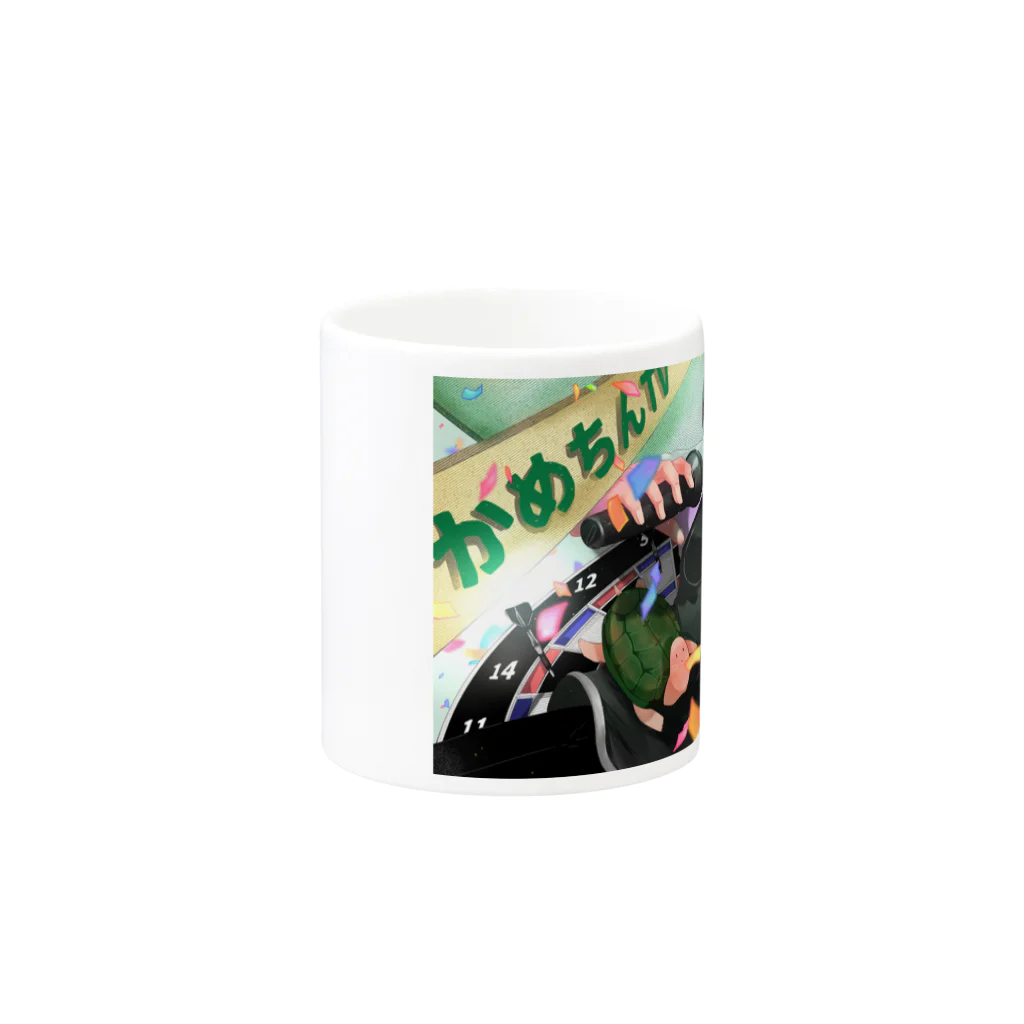 かめちんＳＨＯＰのかめちんTVバッグ Mug :other side of the handle