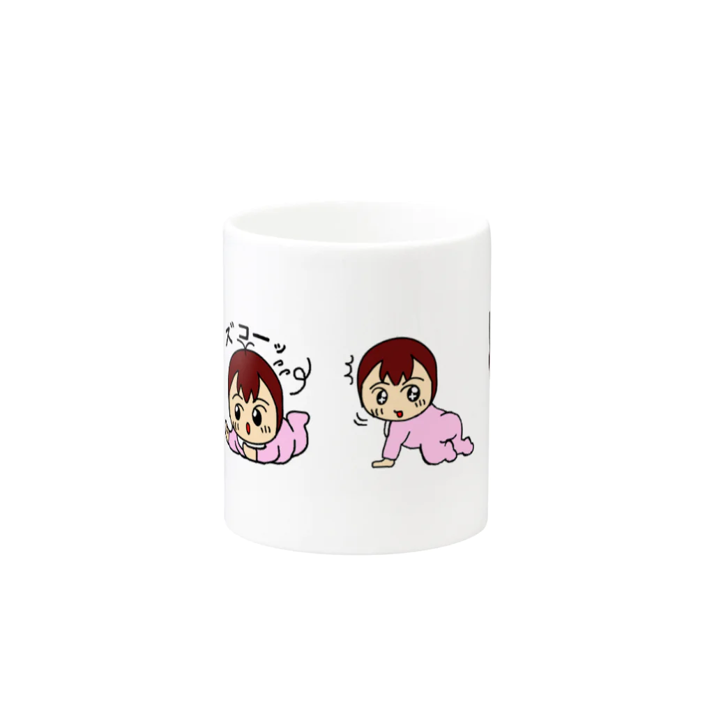 ルークＺのベイビー喜怒哀楽 Mug :other side of the handle