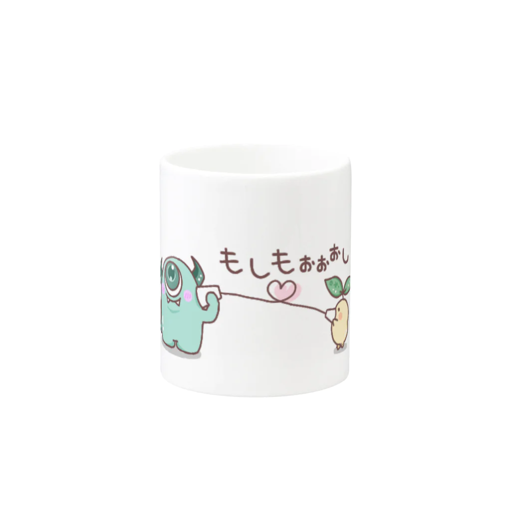 momomo_0w0_のみどりのモンスターとマンドレイク  いとでんわ Mug :other side of the handle