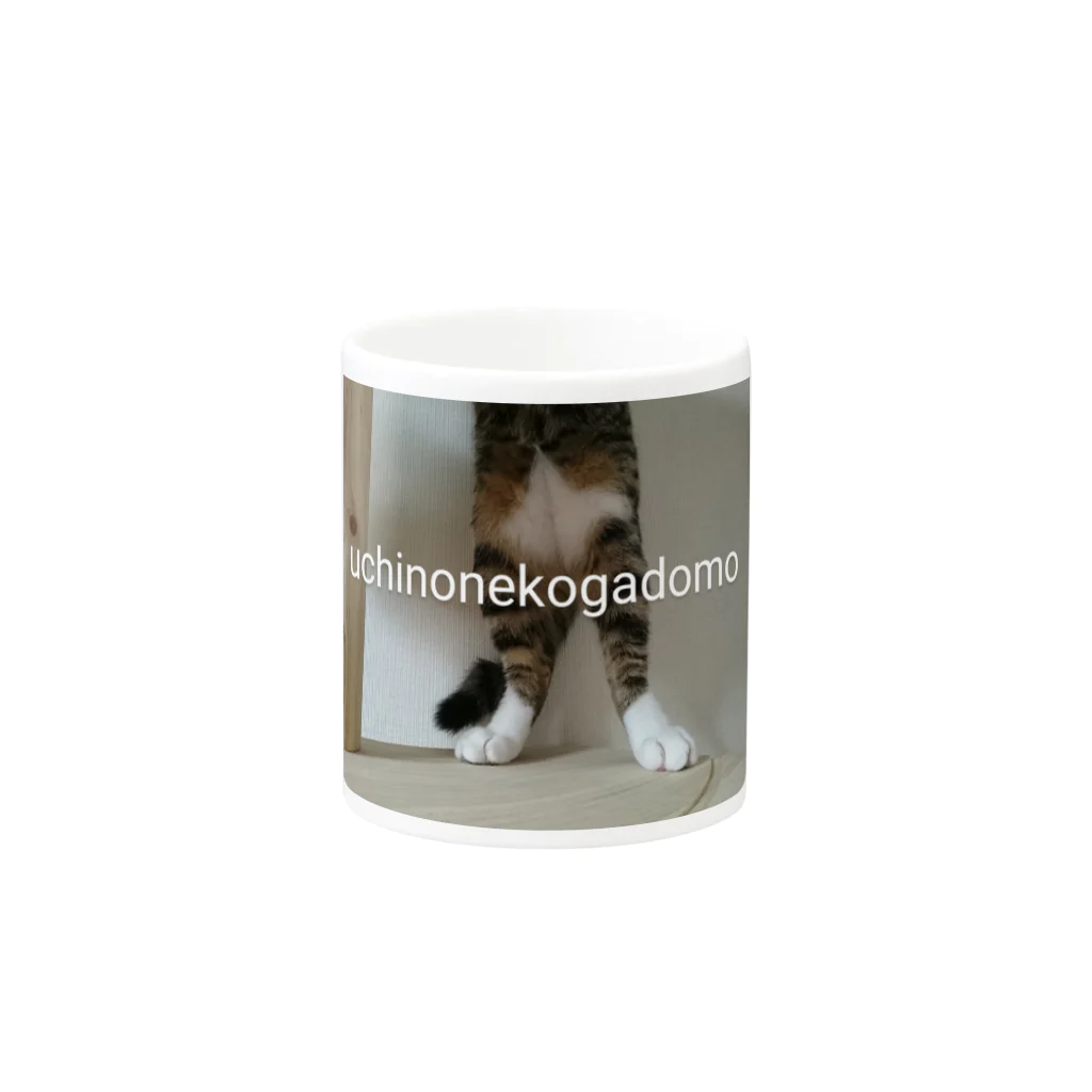 ねこ　猫　ネコの靴下をはいた猫 Mug :other side of the handle