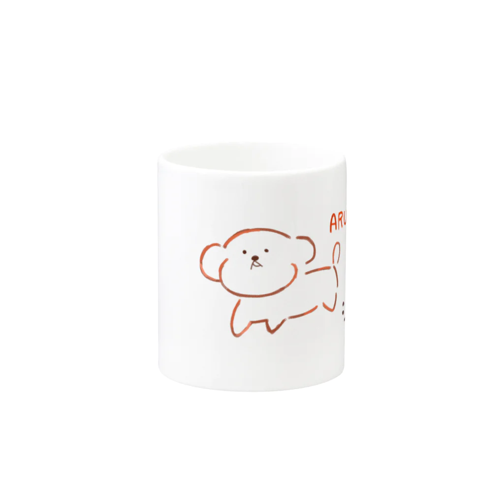 はるちゃこ🐼🌷の歩くチャコ🐾 Mug :other side of the handle