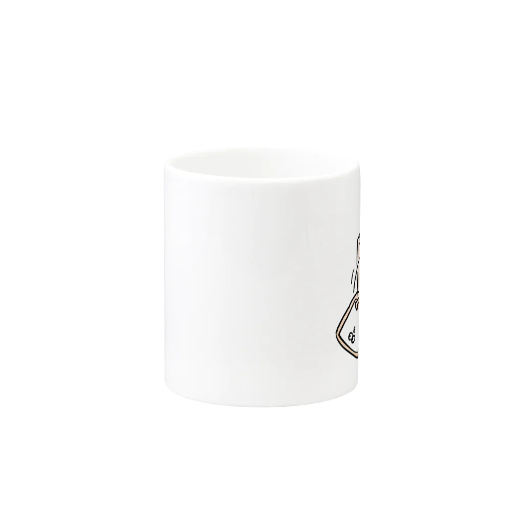 Chibicco DesignのSHOKUPAAAAN Mug :other side of the handle