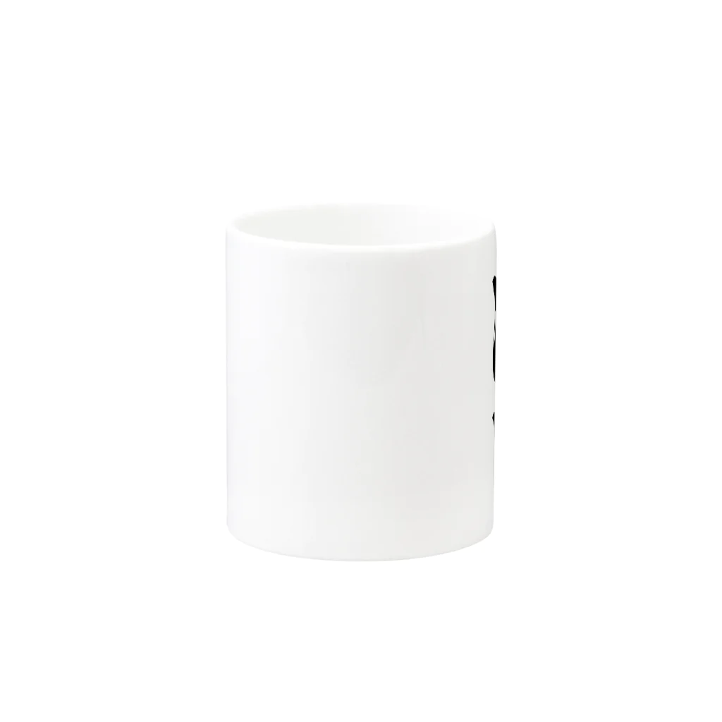 GTCprojectの【ご当地グッズ・ひげ文字】　岡山 Mug :other side of the handle