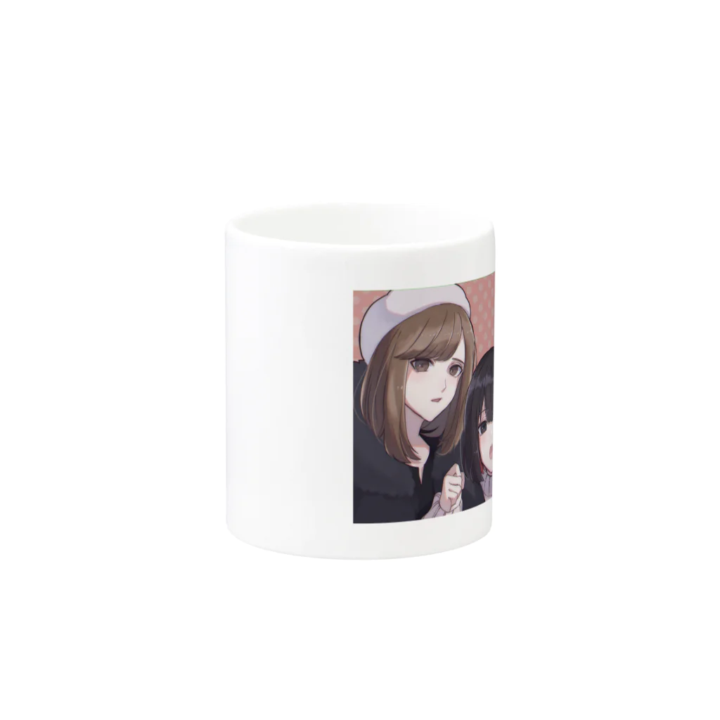 びーうのびーうsアイテム Mug :other side of the handle