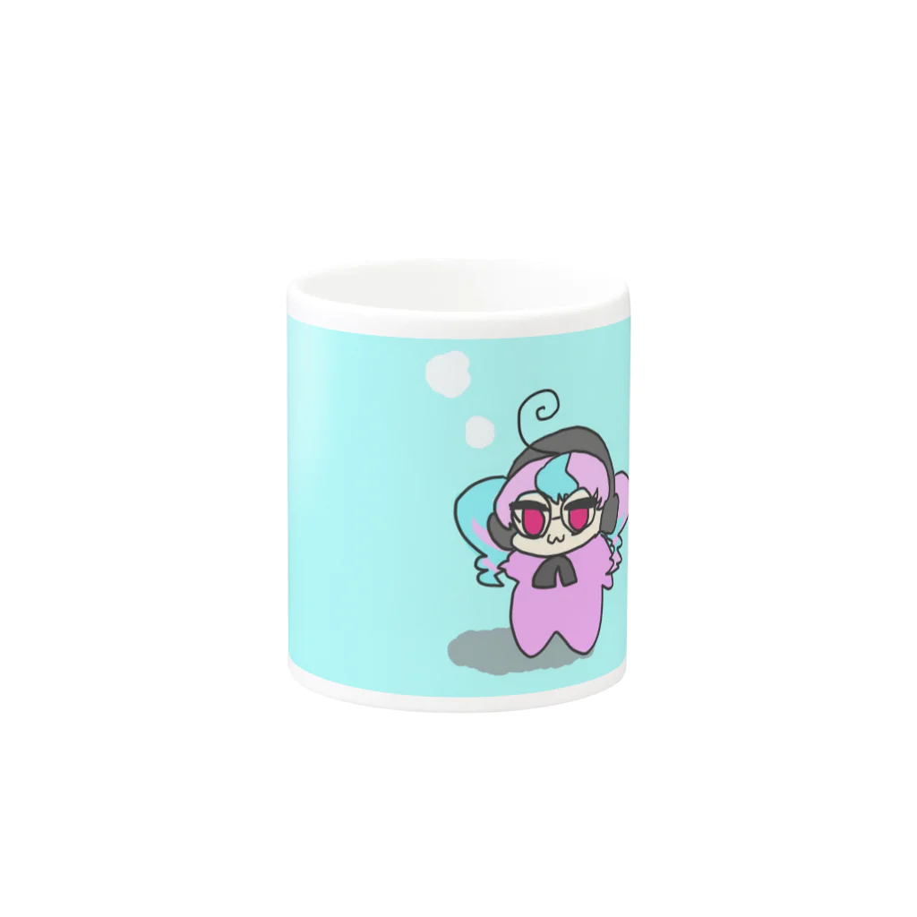 ムール貝/RIRIKA(Mia Mogiranaika)のRIRIKAマグカップ Mug :other side of the handle
