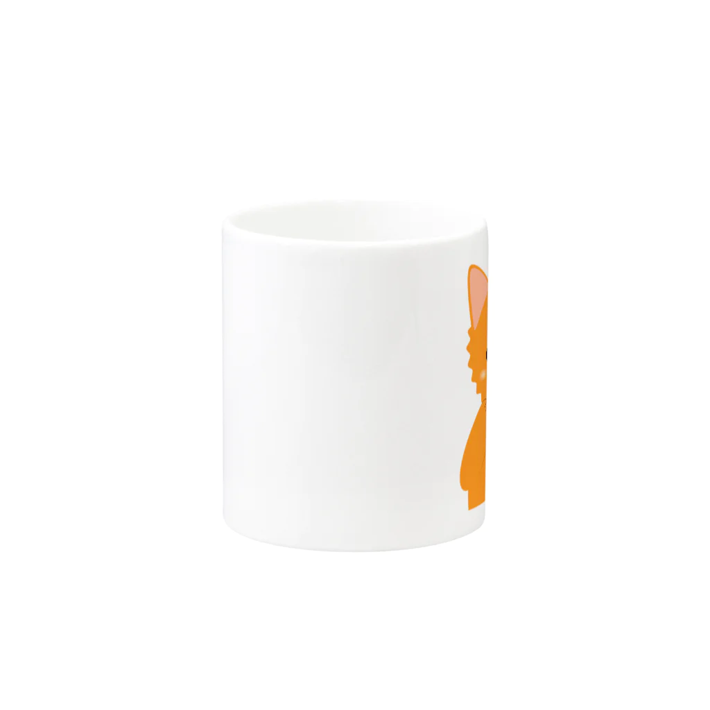 ポメラニアンのポメリンのポメラニアンのポメリン-コーヒーブレイク- Mug :other side of the handle