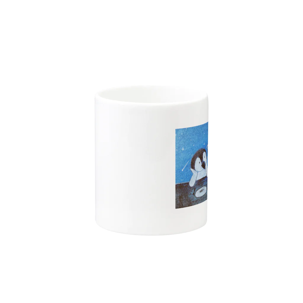お茶丸の流氷メロンソーダ Mug :other side of the handle
