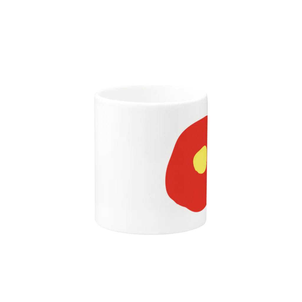 kozukuzukzの椿（赤） Mug :other side of the handle