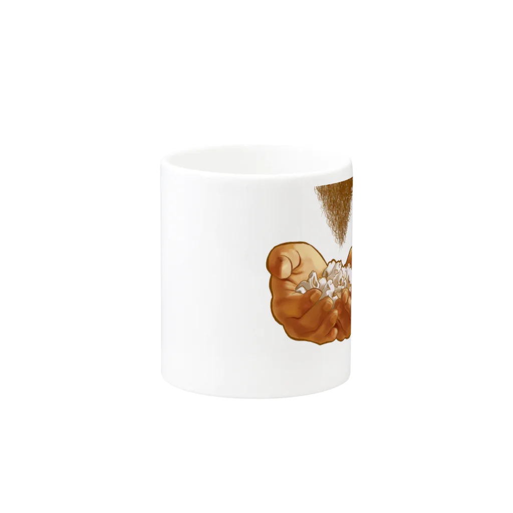 SAVETHEMAGICIANSのポップコーン髭 by KISSER Mug :other side of the handle