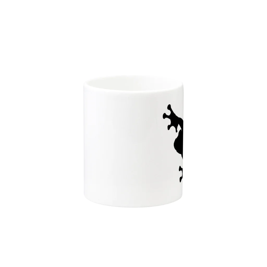 Salamandのカエル【Frog】 Mug :other side of the handle