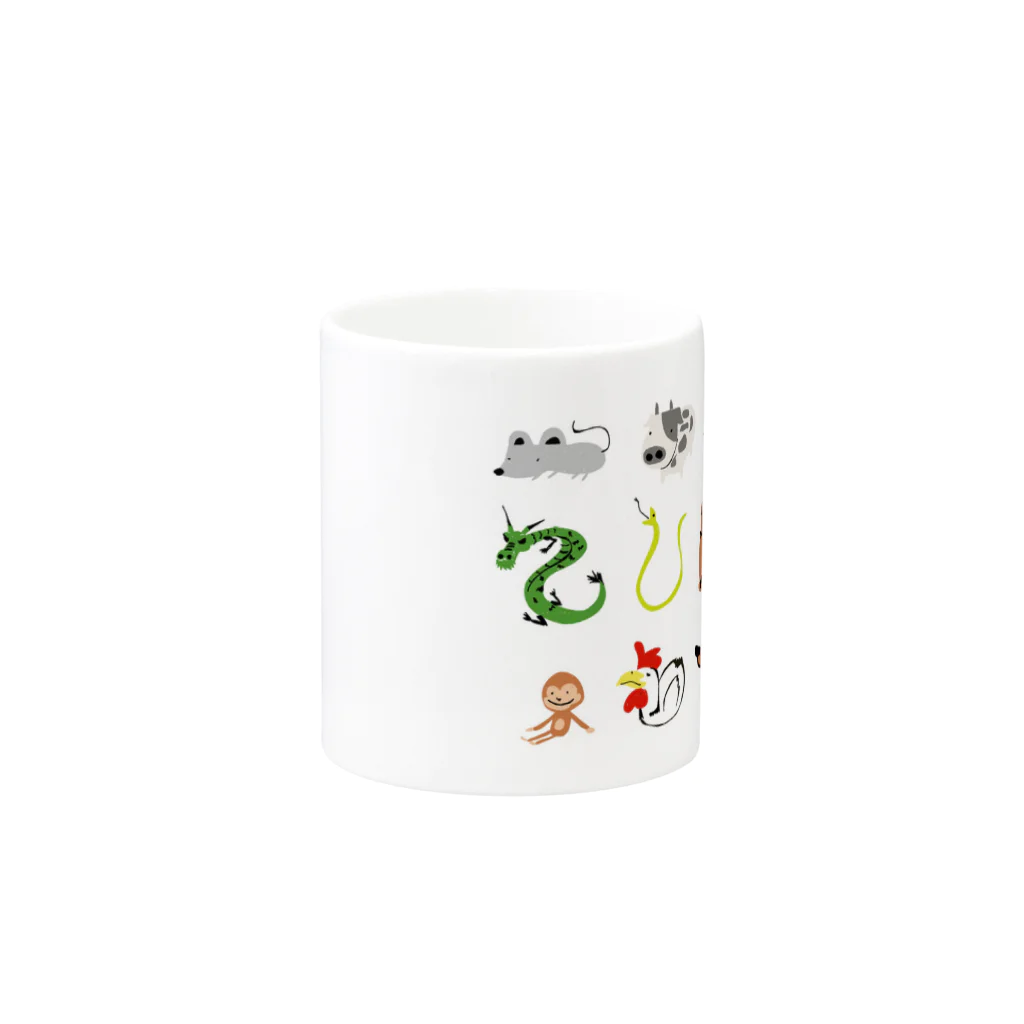 shum_Artの干支えっと Mug :other side of the handle