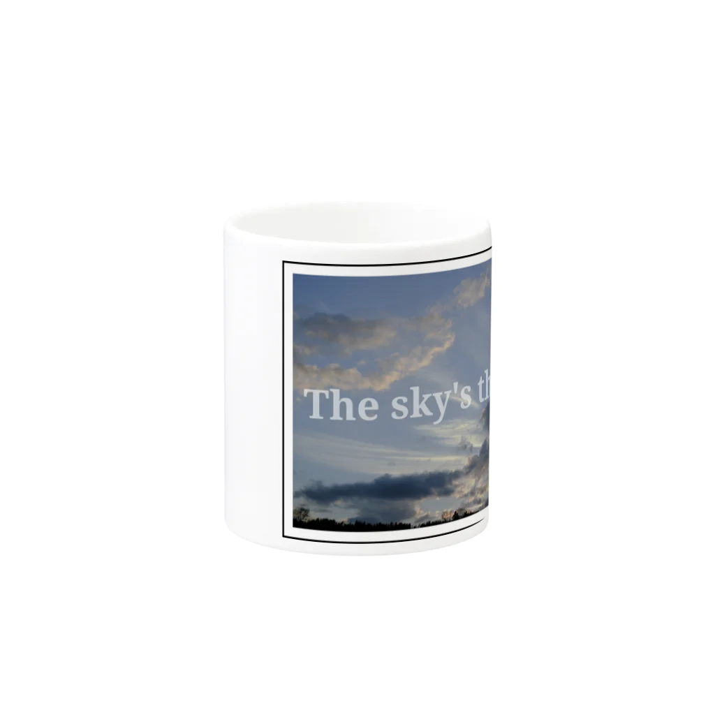 香芹工房のthe sky's the limit  Mug :other side of the handle