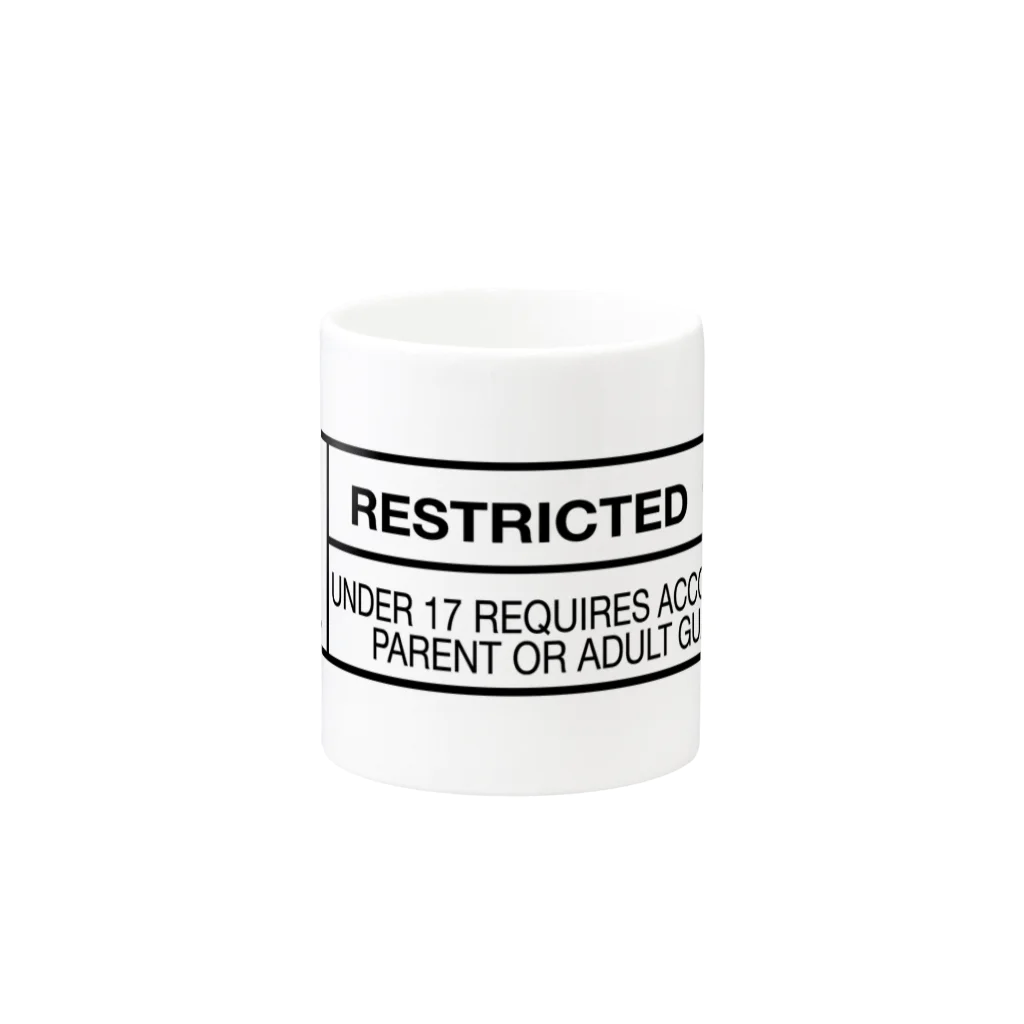 DRIPPEDのR RESTRICTED Mug :other side of the handle