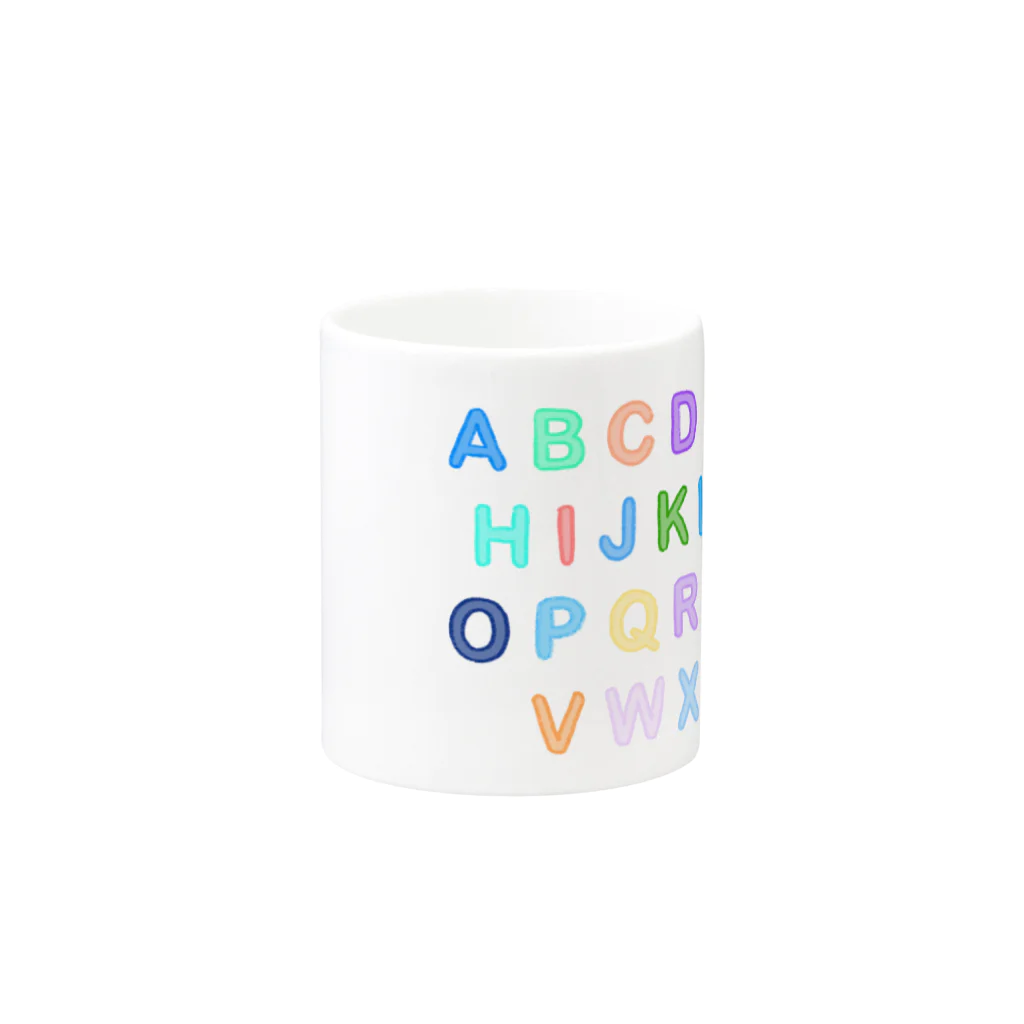 aotakunの『 ローマ字 』 フルグラフィックTシャツ Mug :other side of the handle