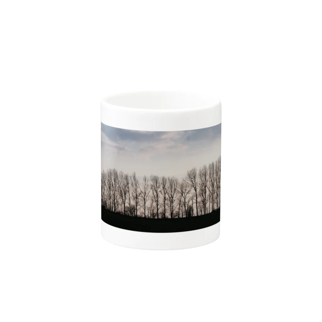 Ende der Weltのアレーな並木 Mug :other side of the handle