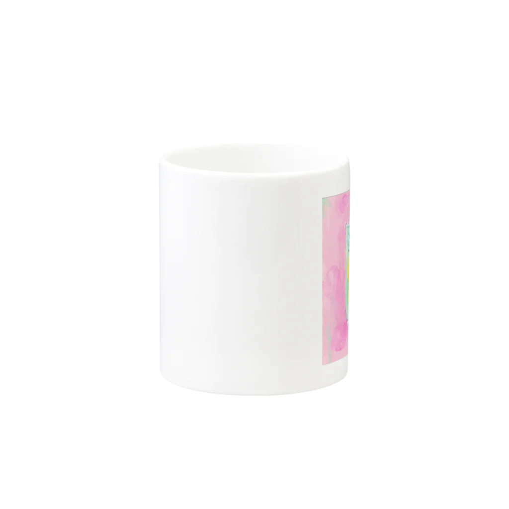 wokasinaiwoの春限定お菓子 Mug :other side of the handle