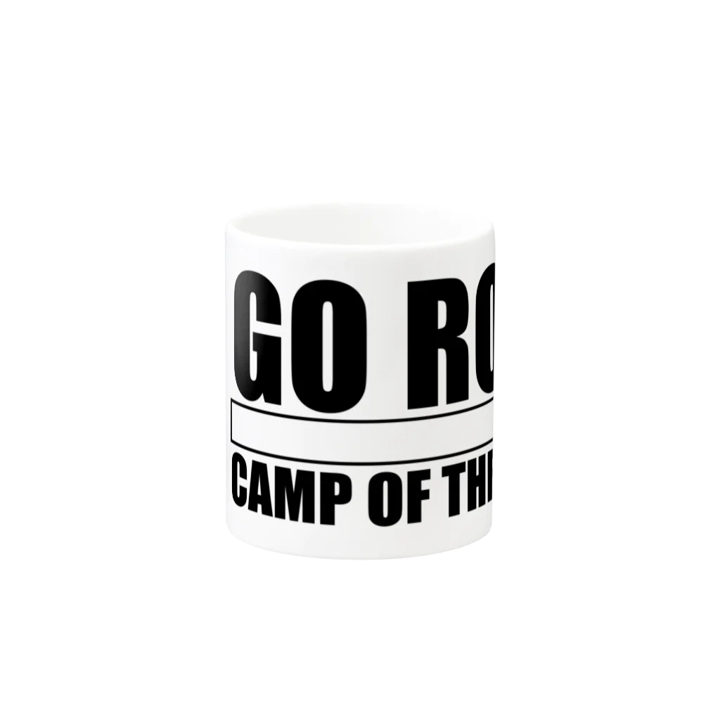 CAMP OF THE DEADのGO　ROLL　白帯Tシャツ マグカップの取っ手の反対面