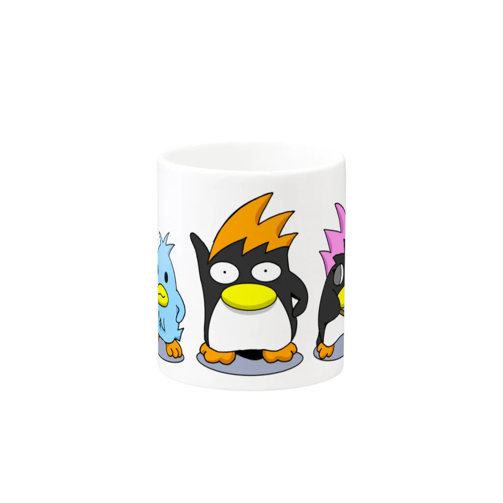 かぜすず　風（かぜすずふう）のぺっふうファミリー Mug :other side of the handle