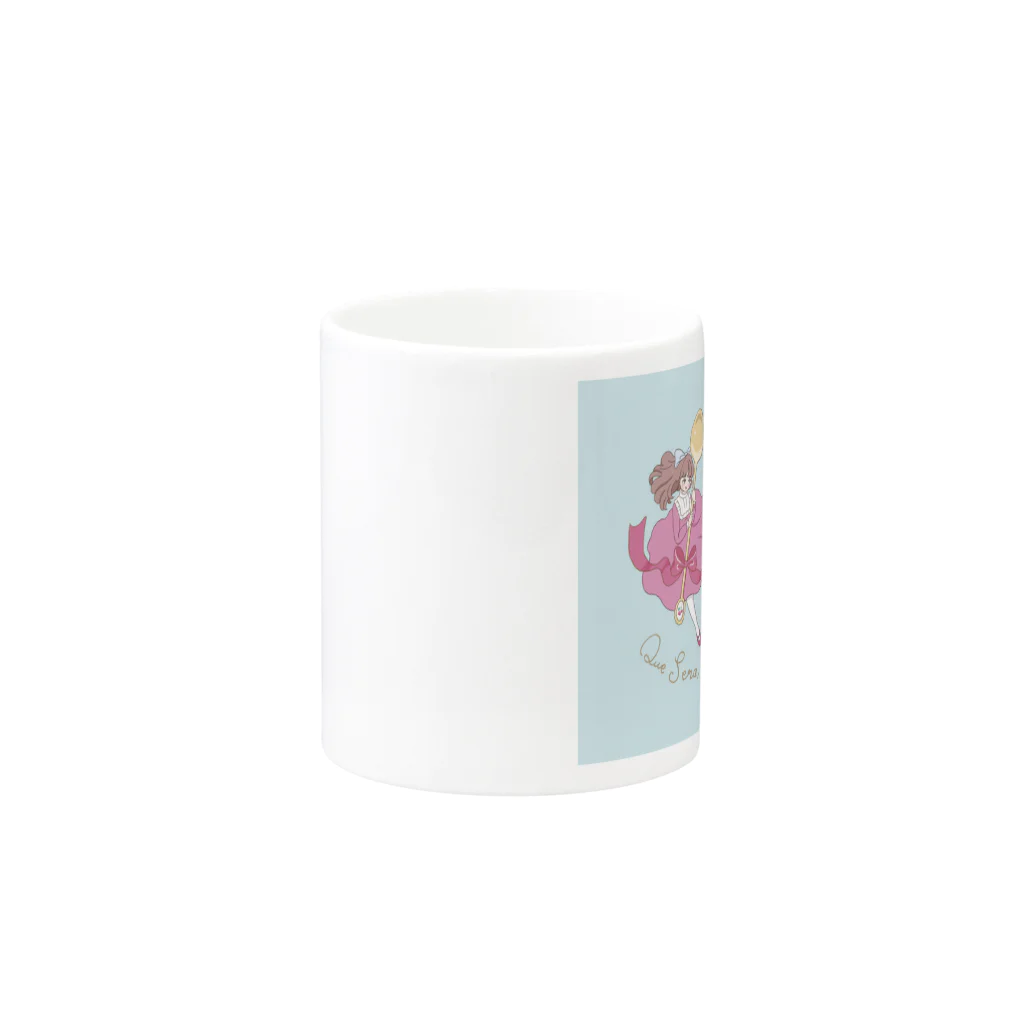 Ran Oishi ShopのQue sera, sera ~Teatime Alice Mug :other side of the handle