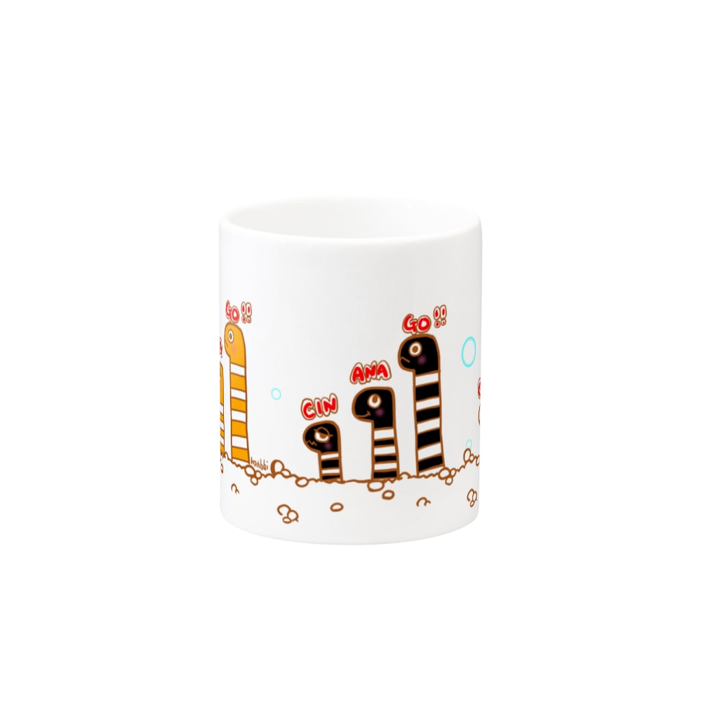 まめのき。のちんあなごー② Mug :other side of the handle