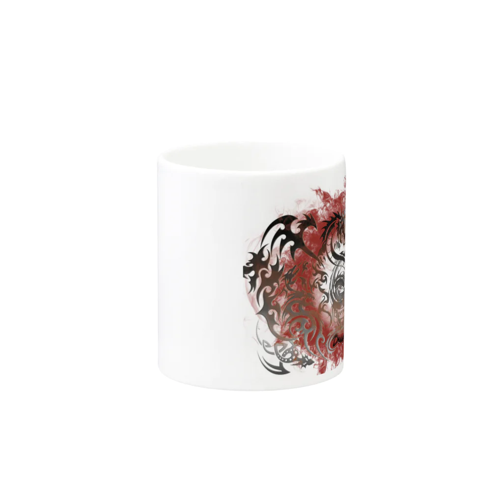 DRAGNET BRANDのFire Circle DRAGNET Mug :other side of the handle