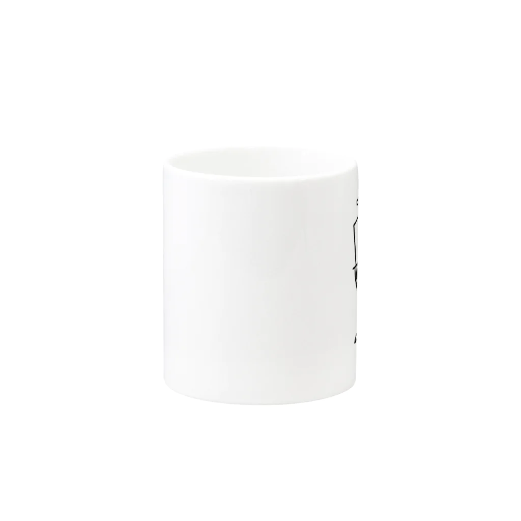 MNLOPのロエル君4歳 （BW）  Mug :other side of the handle