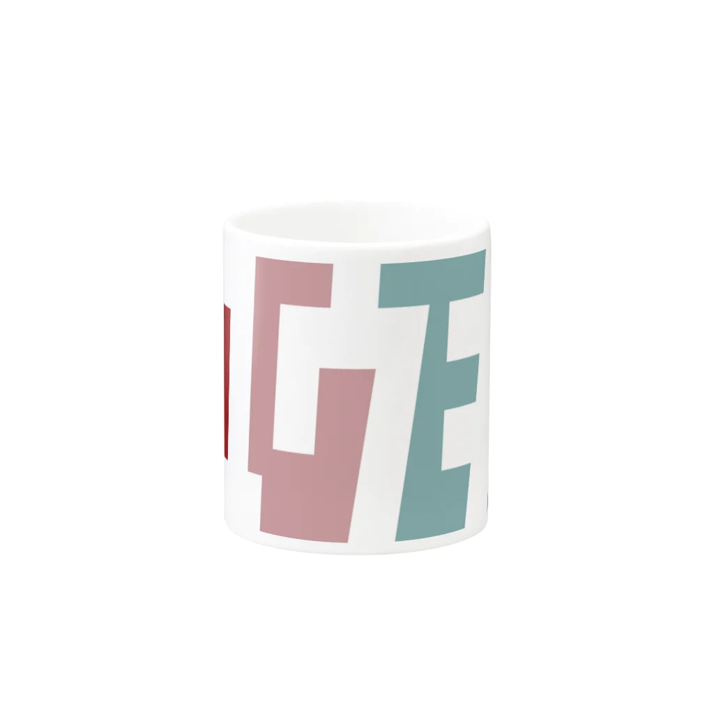 東京Tシャツ　〈名入れ・イニシャルグッズ〉のユウキさん名入れグッズ（カタカナ）難読？ 苗字  Mug :other side of the handle