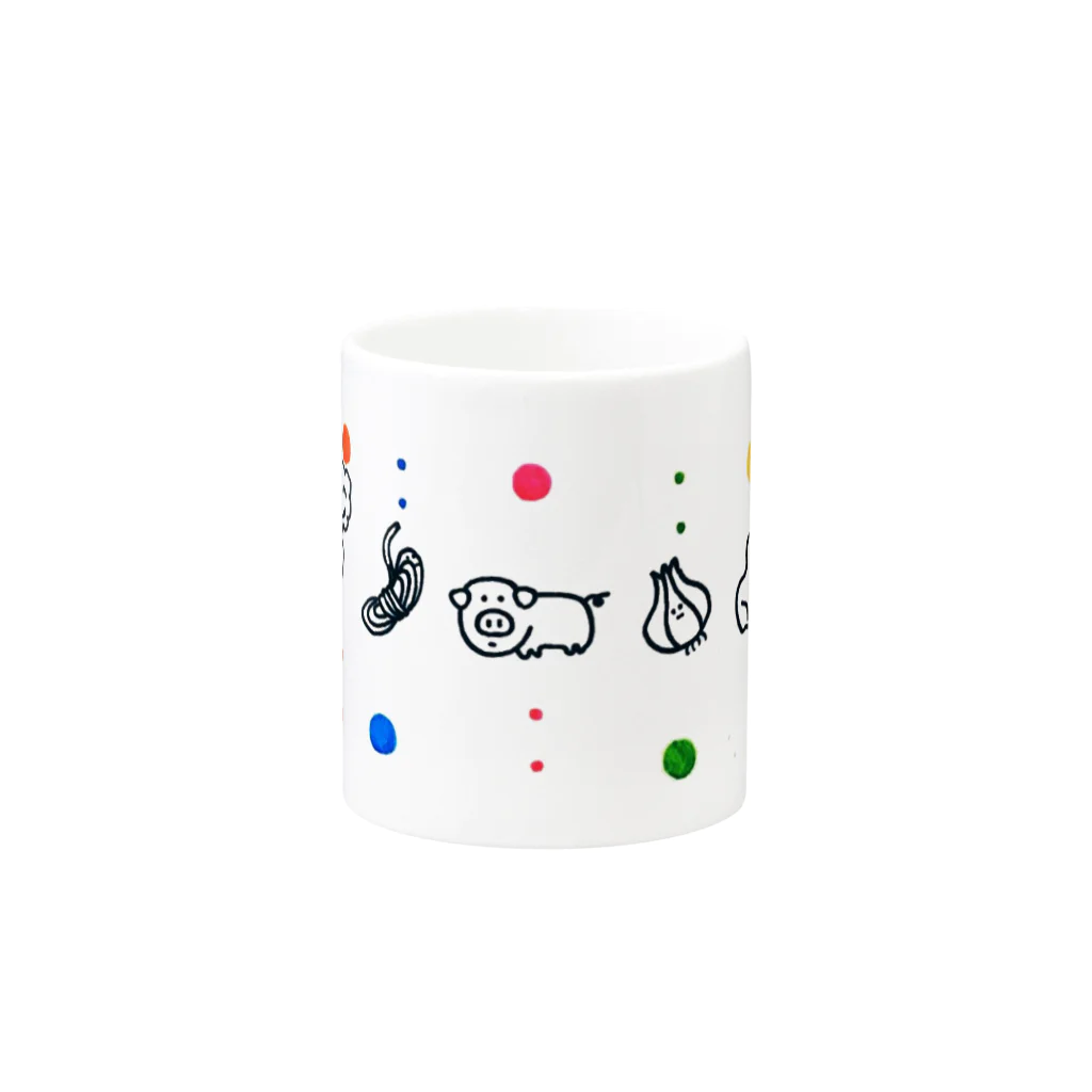 きりんのにくじゃが Mug :other side of the handle