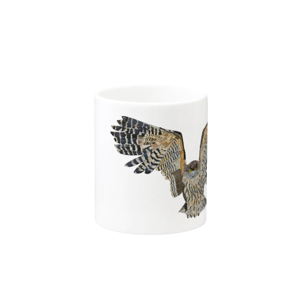 Coshi-Mild-Wildのシマフクロウ　だよ🦉 Mug :other side of the handle