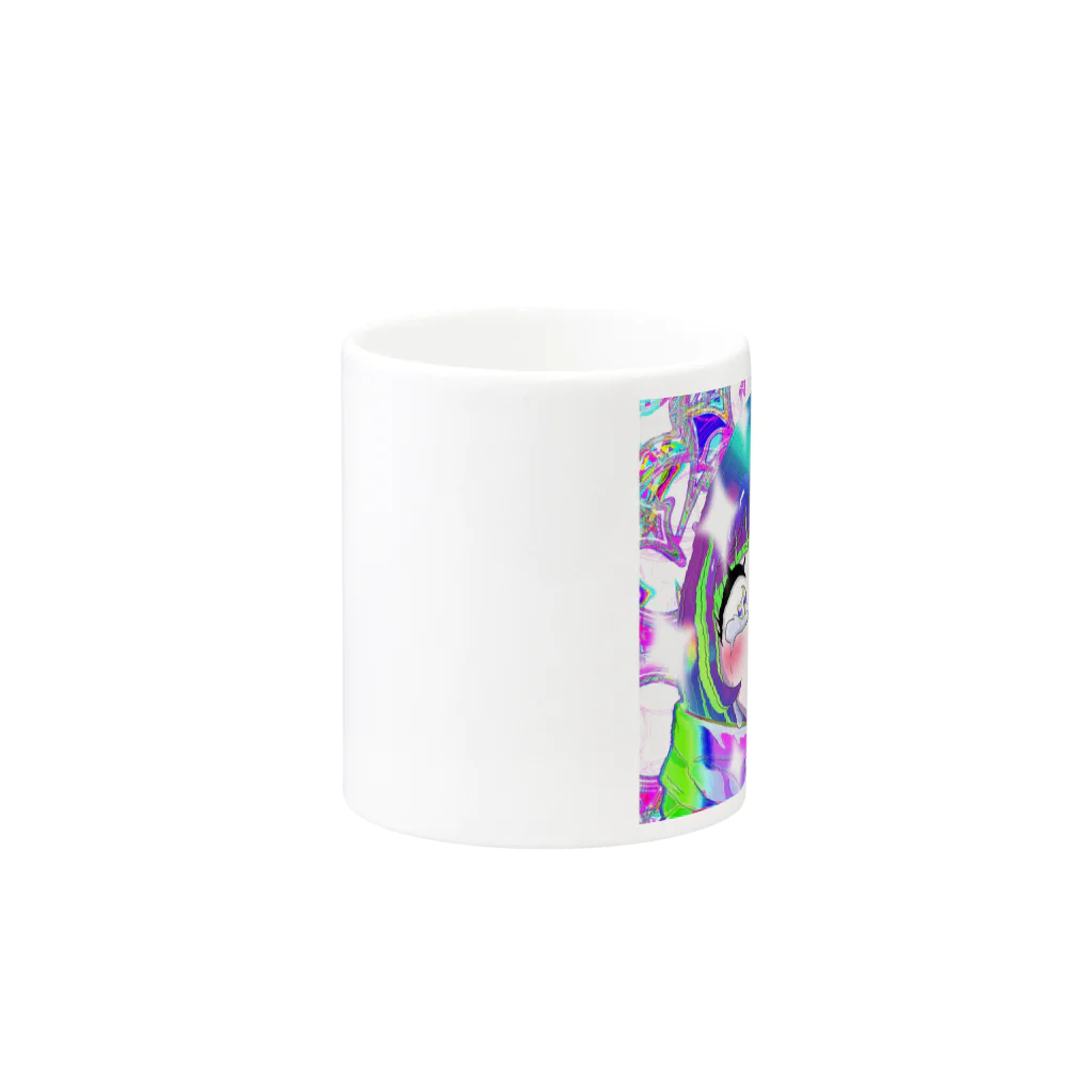 pooのきれい Mug :other side of the handle